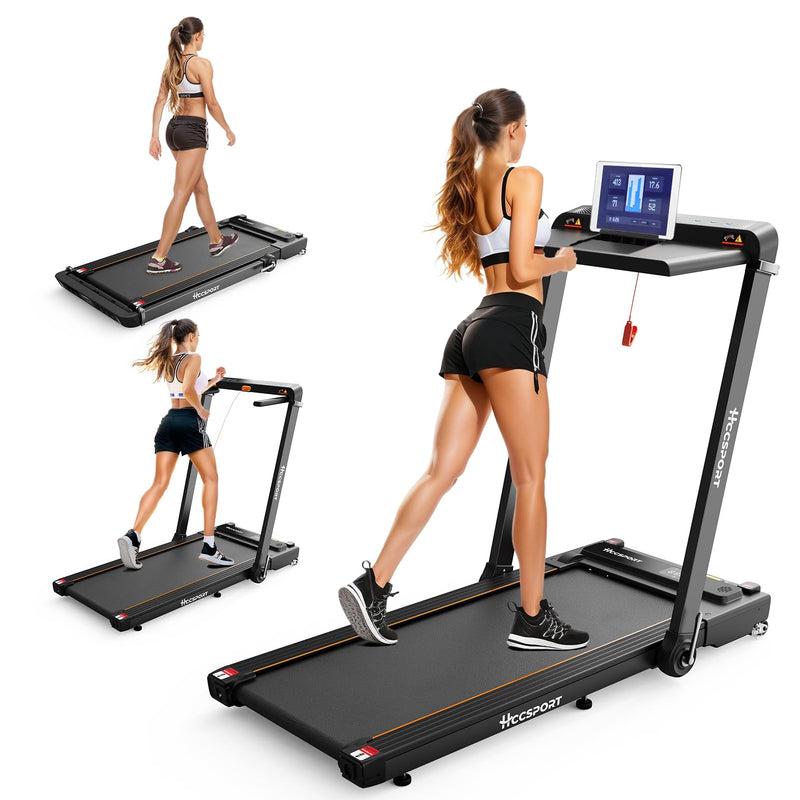3-in-1 Under Desk Treadmill with Incline & Removable Workstation Desk - 3.5 HP Motor, 300 lbs Capacity